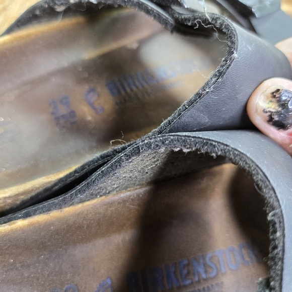 Birkenstock Arizona Double Strap Black Sandals - Picture 5 of 14